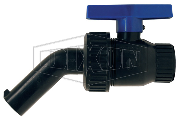 Polypropylene 45° Single Union Nozzle Valve